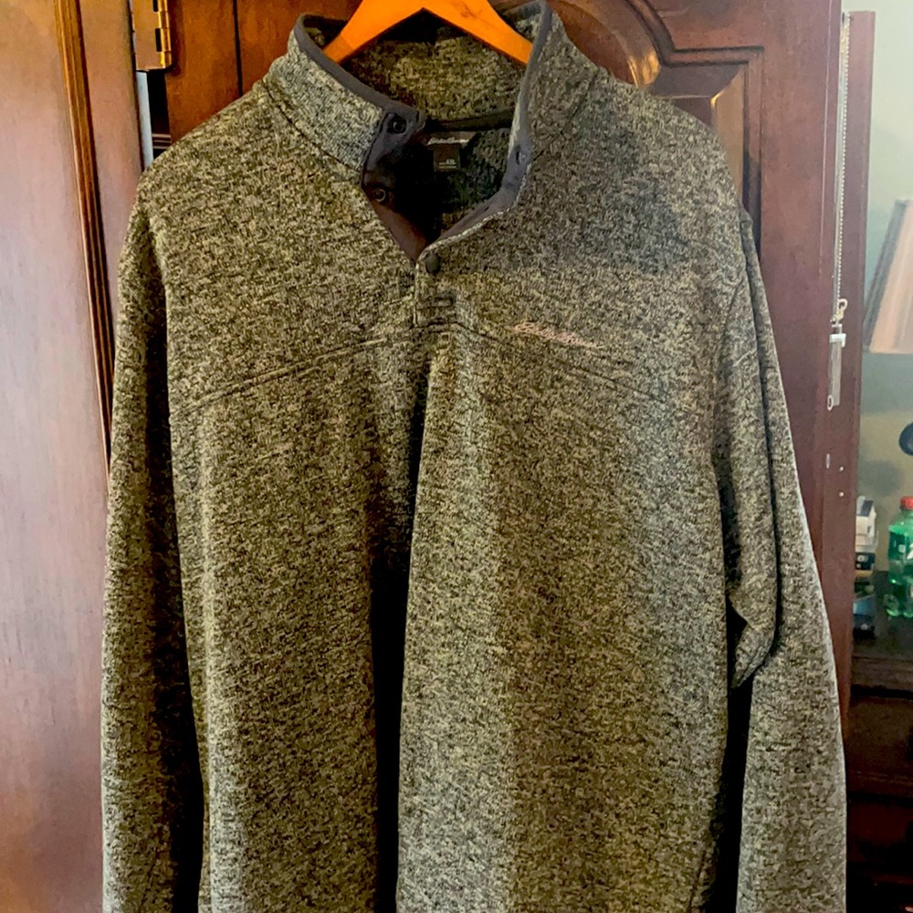 Eddie Bauer fleece sweat shirt.